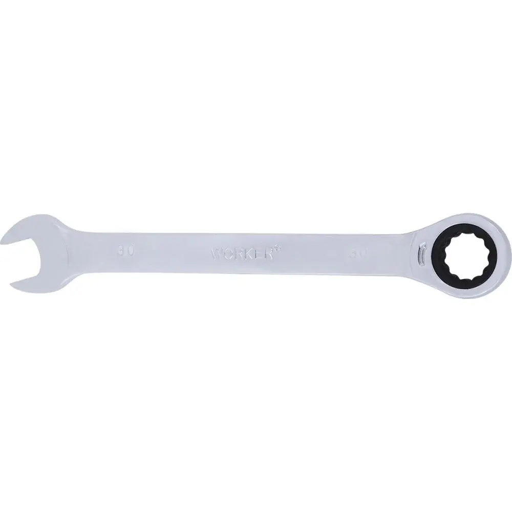 Chave combinada com catraca cromo vanádio 30MM Worker — fotografia de referência