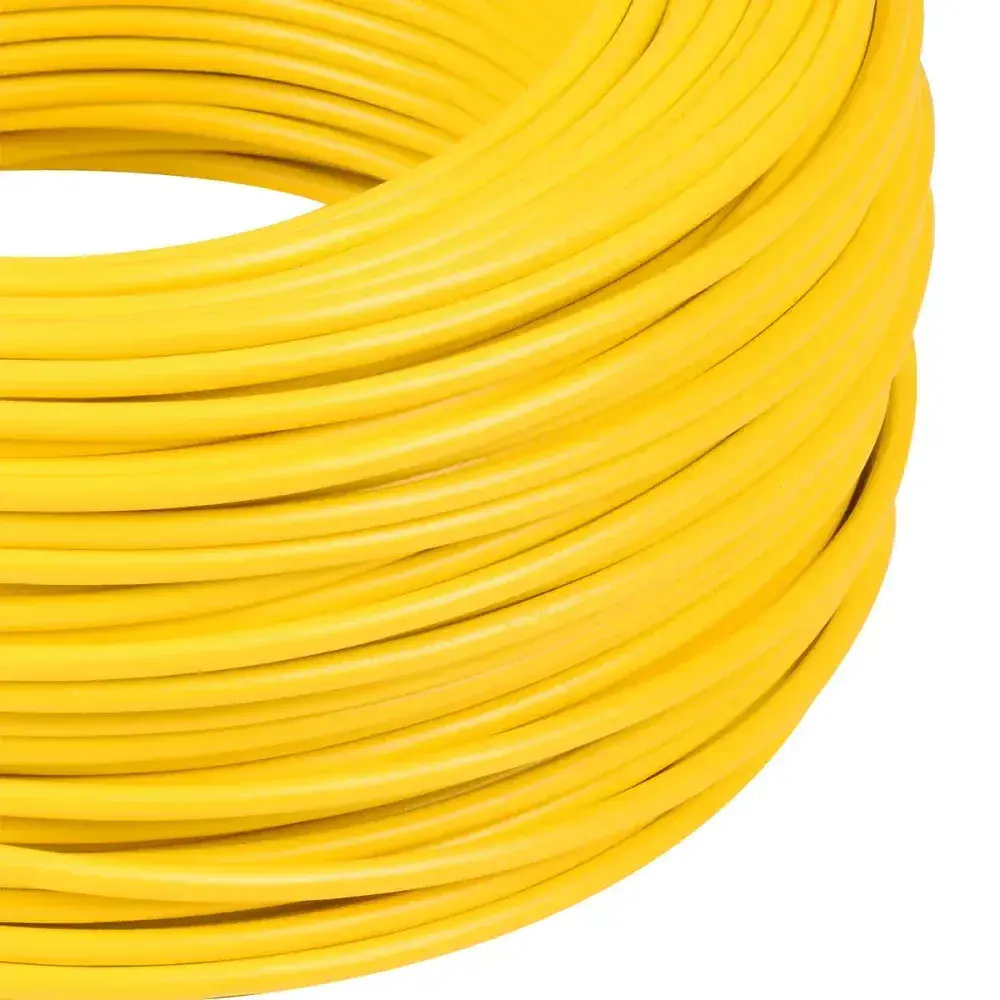 Cabo flexível 6,0MM amarelo 750V 100M Megatron — fotografia 6