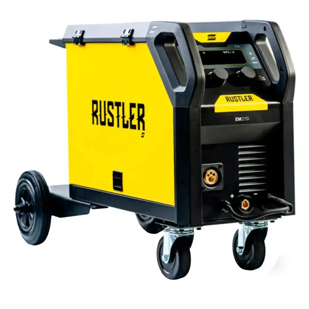 Máquina de solda inversora rustler EM215I Esab — fotografia 4