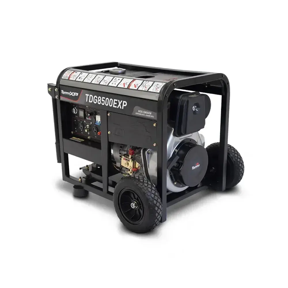 Gerador a diesel Toyama 6500W TDG8500EXP - bivolt com avr — fotografia 2