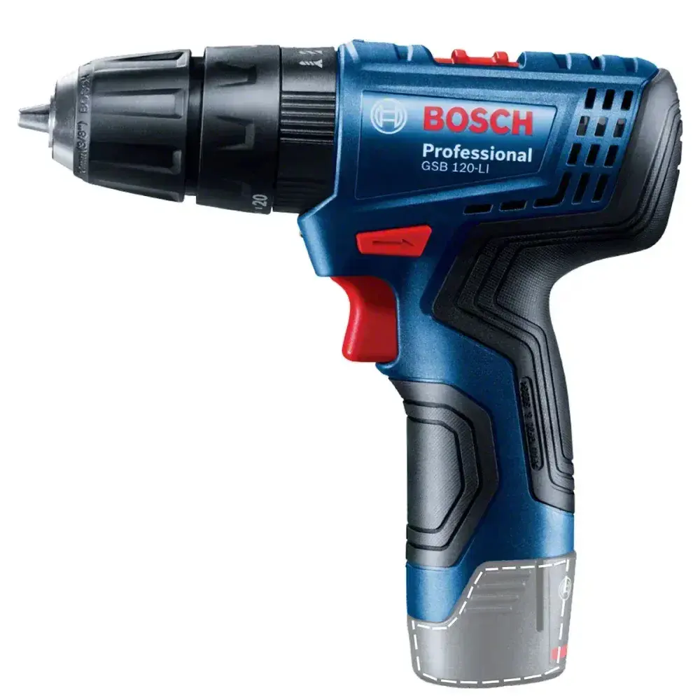 Furadeira parafusadeira de impacto gsb 120-LI 3/8” 12V Bosch — fotografia 7