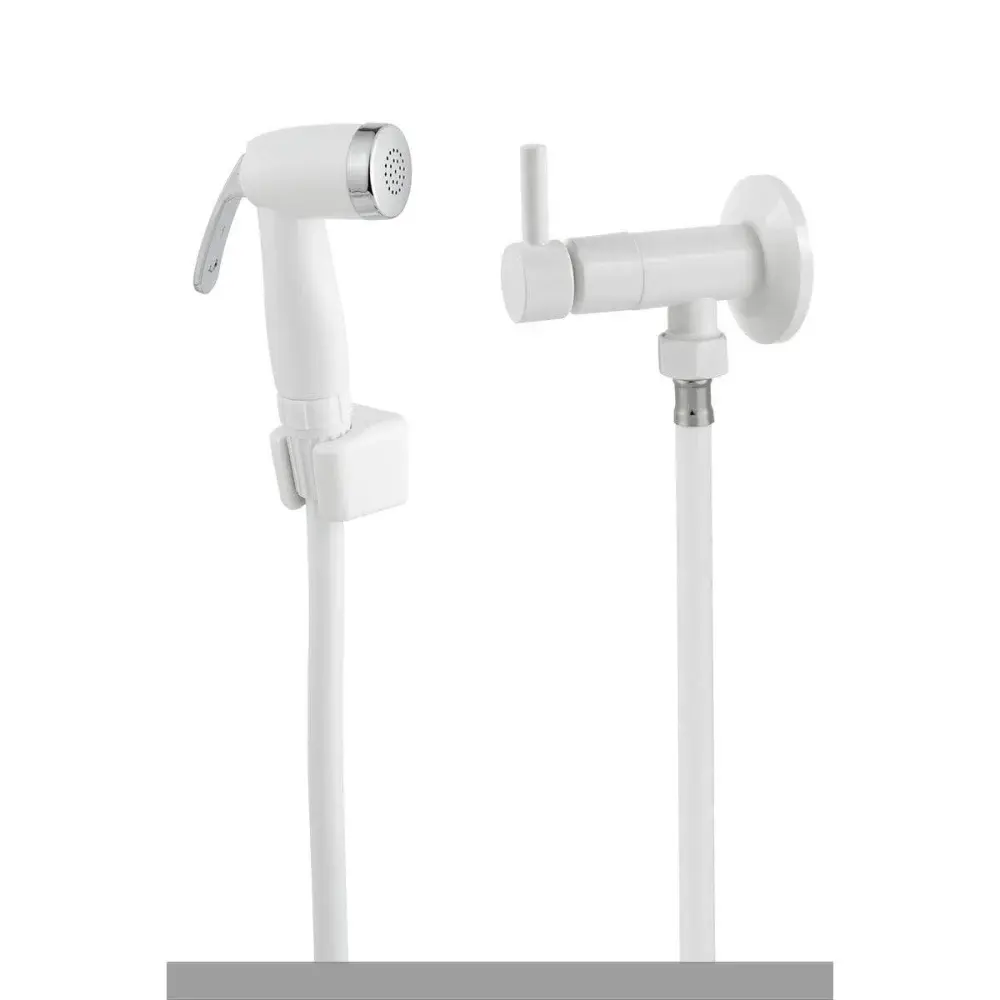 Ducha higiênica abs 2020 com registro branco da higo Higo ABS
