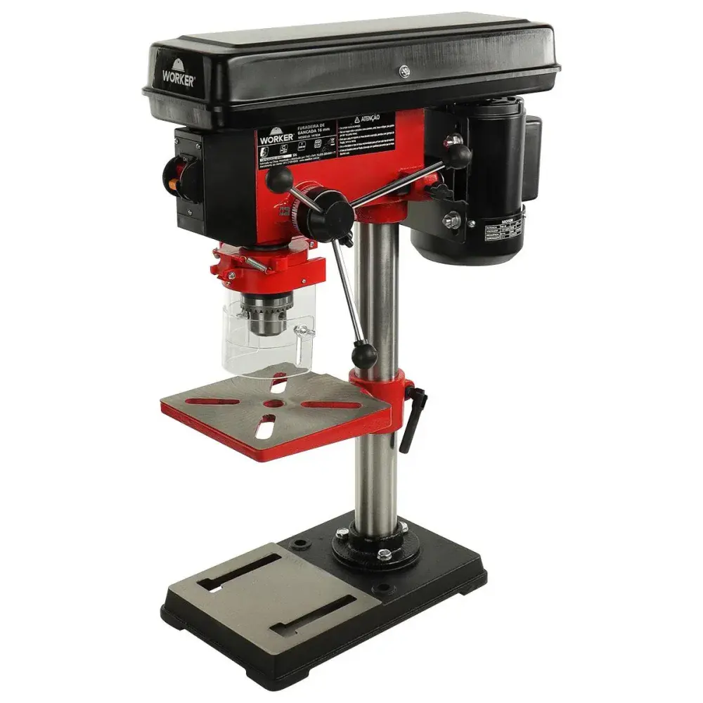 Furadeira de bancada Worker 9 velocidades 1.700RPM 500W bivolt — fotografia 10