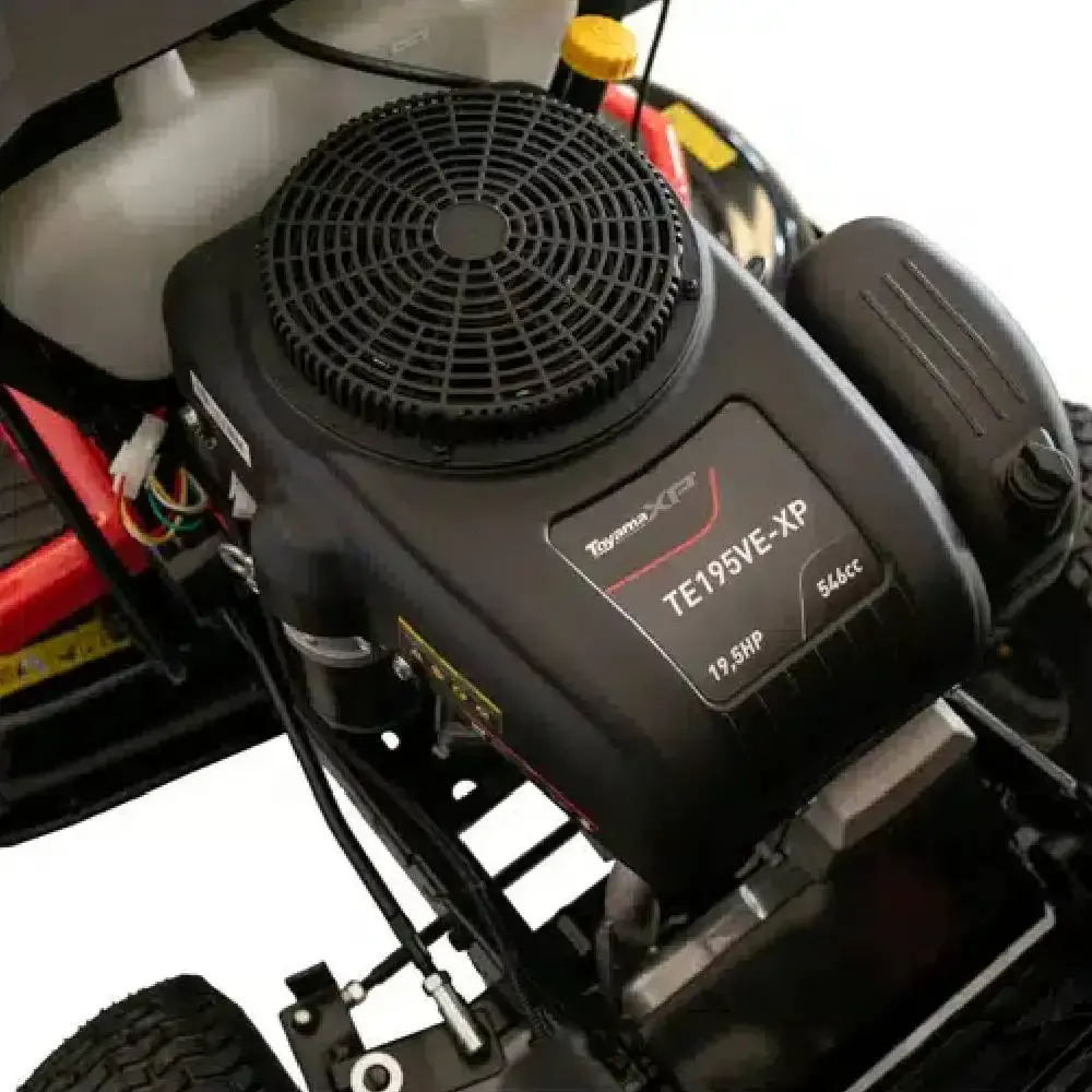 Trator cortador de grama 19,5 HP gasolina 4 tempos TLT42-19A Toyama com recolhedor — fotografia 6
