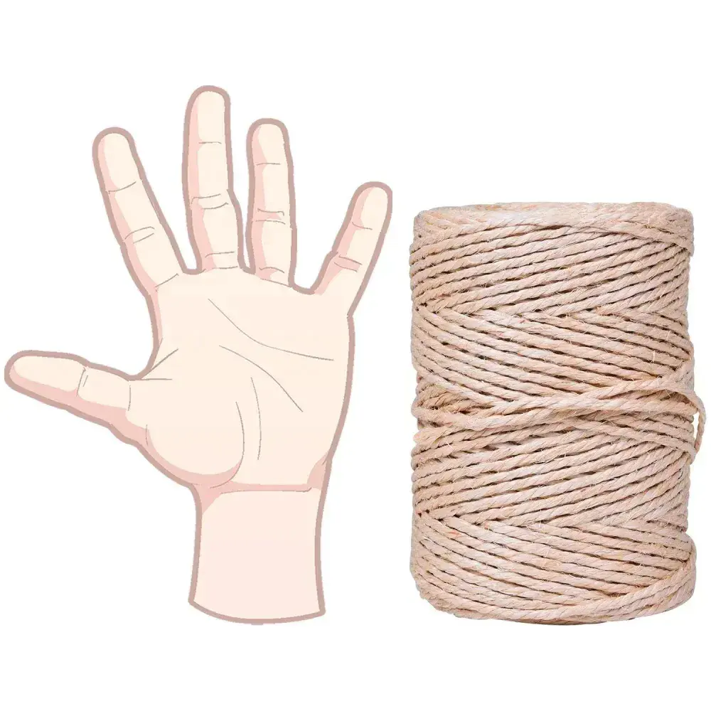 Fio sisal natural F500 160M 1KG Collins — fotografia 12