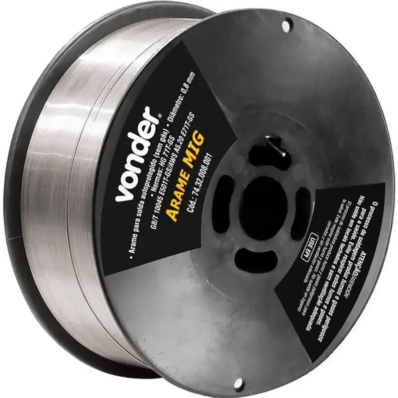 Arame para solda MIG 0.8MM rolo 1KG sem gás 7432008001 Vonder — fotografia de referência