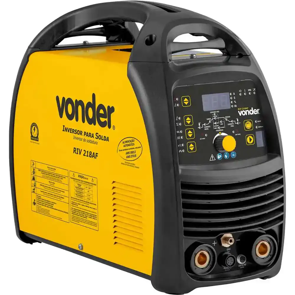 Inversor de solda RIV218AF pulsada PFC VRD vonder Vonder Cross — fotografia 3