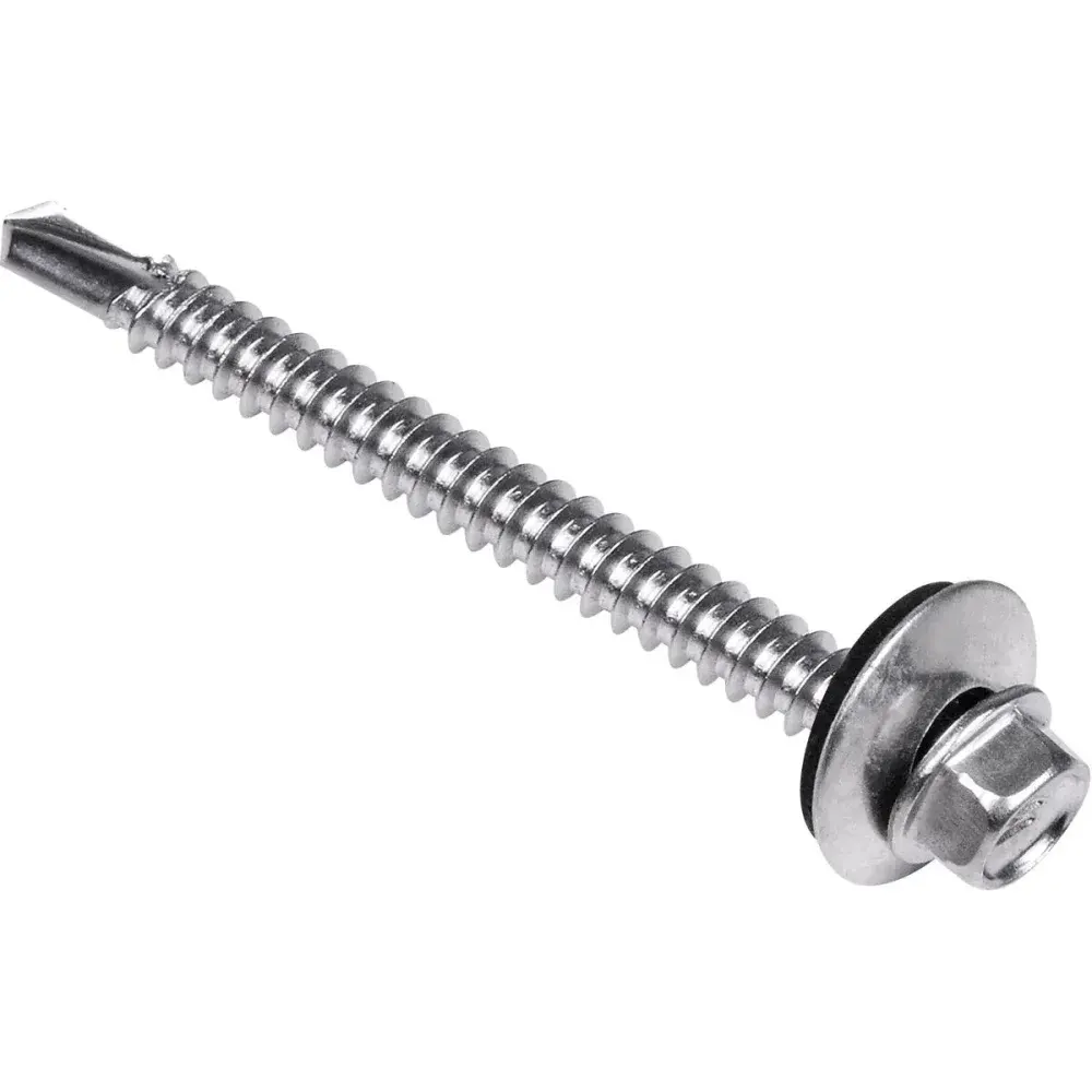 Parafuso ponta broca cs inox 5,5MM x 2.1/2 200 peç Worker — fotografia 4