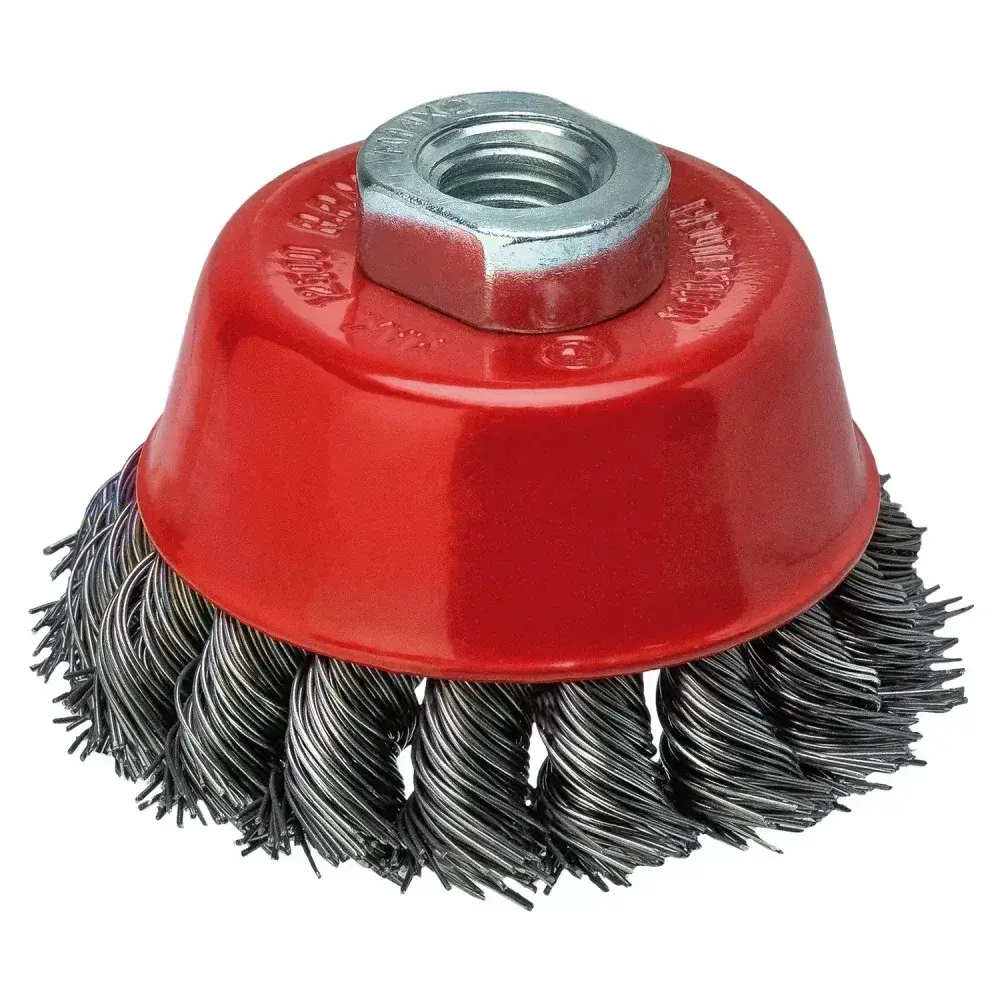 Escova copo trançada M14X4 Worker — fotografia de referência