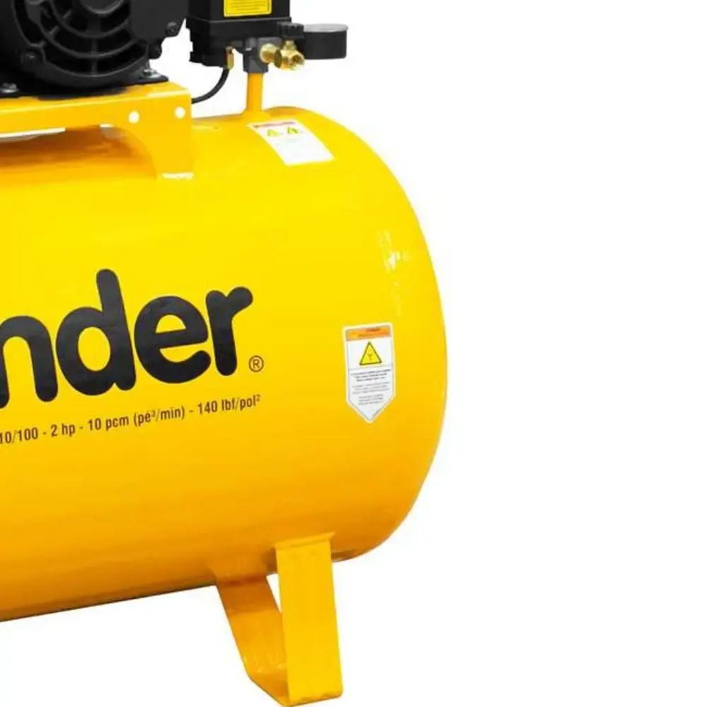 Compressor de ar VDCSV-10/100 2,0CV monofásico Vonder — fotografia 5