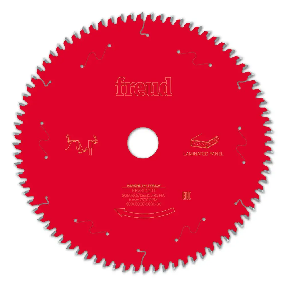 Disco de serra circular 12 30X2,8MM para mdf FR28L001T Freud