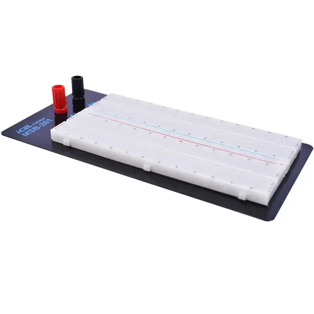 Protoboard com 2 bornes 1360 furos MSB-261 Icel — fotografia 7