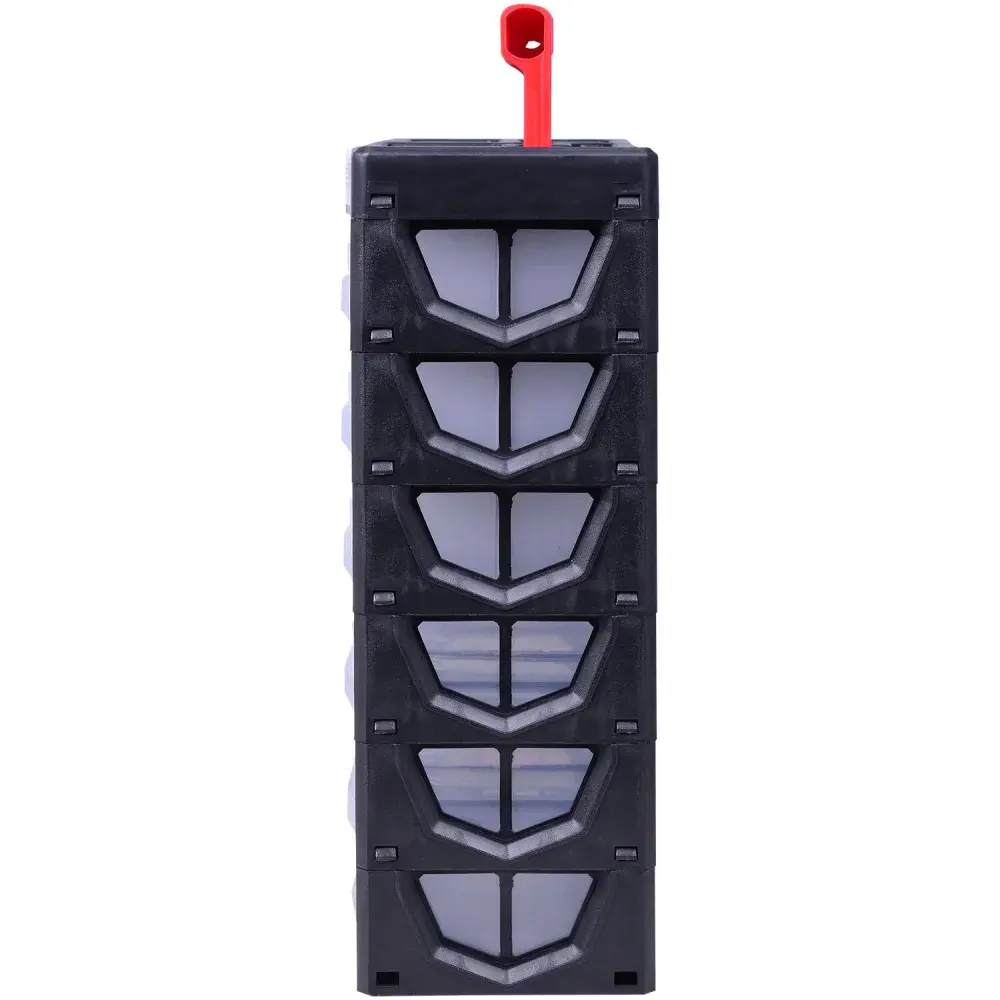 Organizador plástico 17 gavetas 31,5X14X38,5CM Worker — fotografia 5