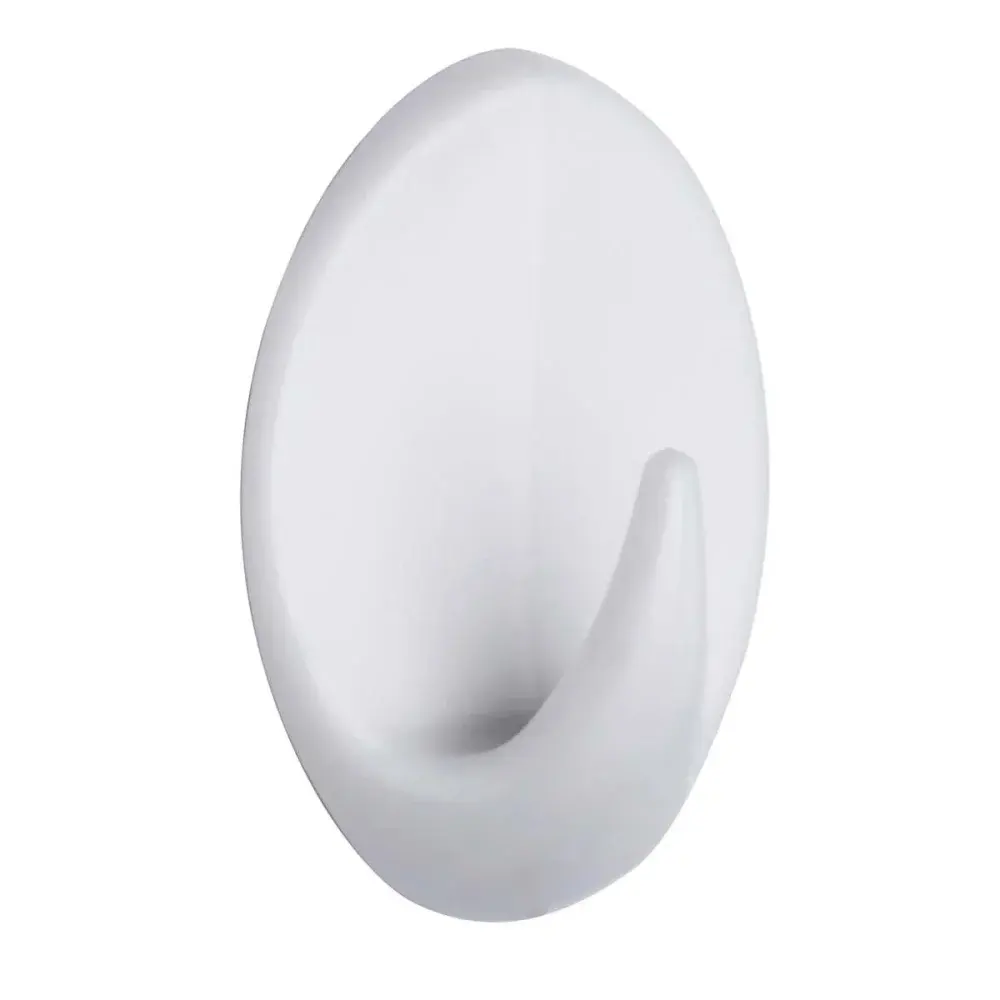 Gancho branco adesivo abs 0,5KG 6PÇS Kala — fotografia 2