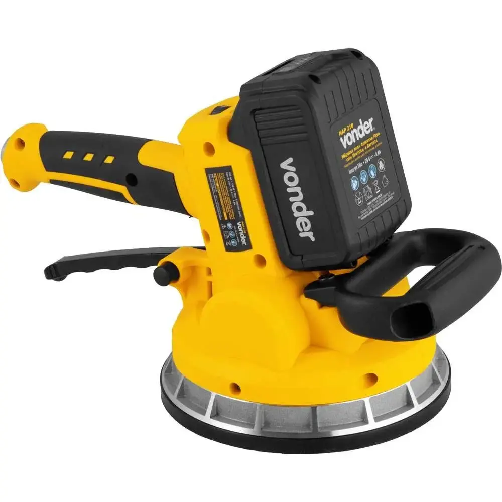 Máquina para assentar piso a bateria com ventosa 20V MAP-210 Vonder — fotografia 3