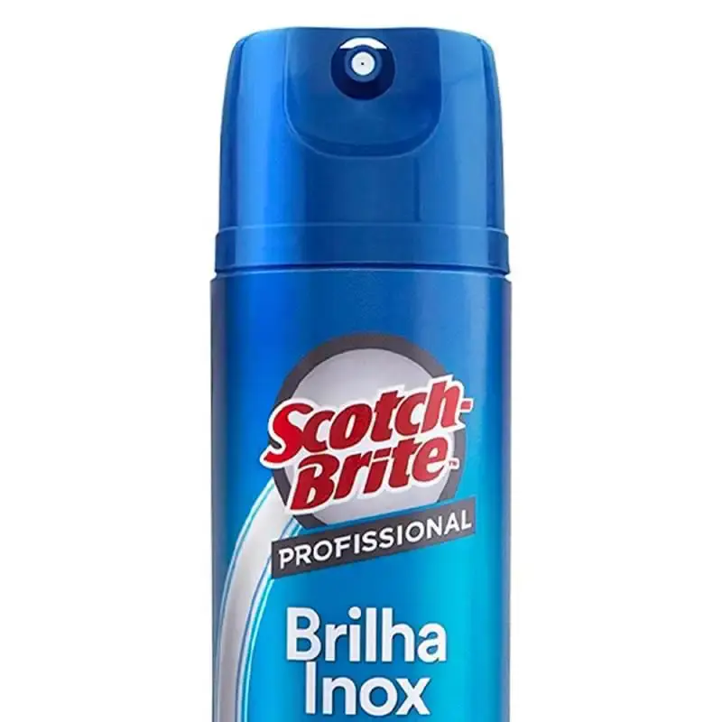 Spray de limpeza profissional para inox e alumínio 400ML scotch-brite 3M — fotografia 2