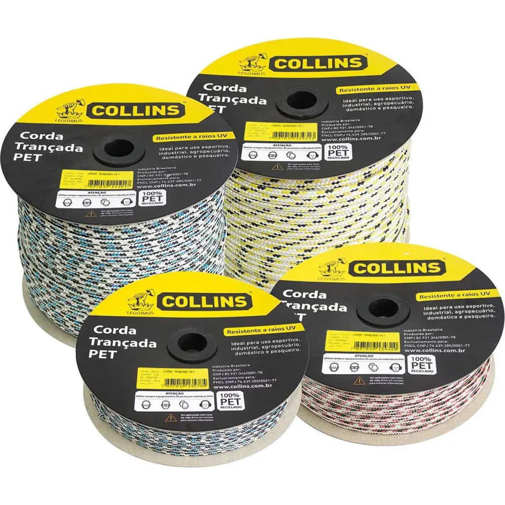 Corda pet trançada 150M / 6MM Collins — fotografia de referência