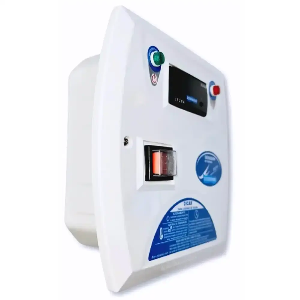 Comando digital para sauna à vapor compact line inox de 6 a 27 KW 018365 Sodramar — fotografia 3