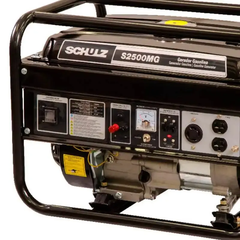 Gerador de energia à gasolina 2.2 KVA 4T S2500 MG bivolt monofásico Schulz — fotografia 3