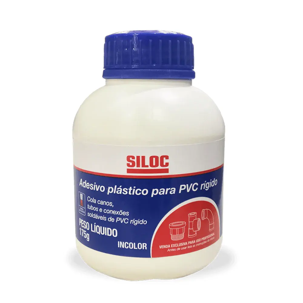 Adesivo plástico para pvc rígido incolor 175KG Siloc