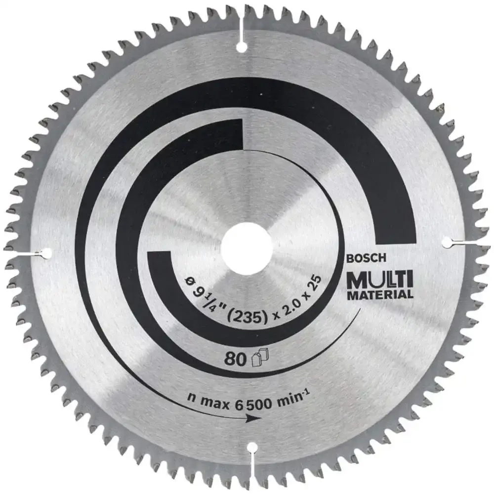 Disco de Corte Multimaterial 235 x 25 MM 80 Dentes BOSCH