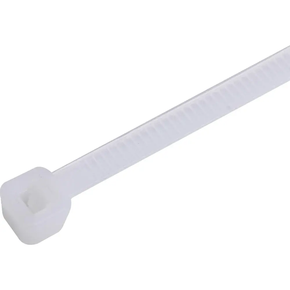 Abraçadeira nylon 2,5MM x 200MM branca Kala 100 peç — fotografia 5