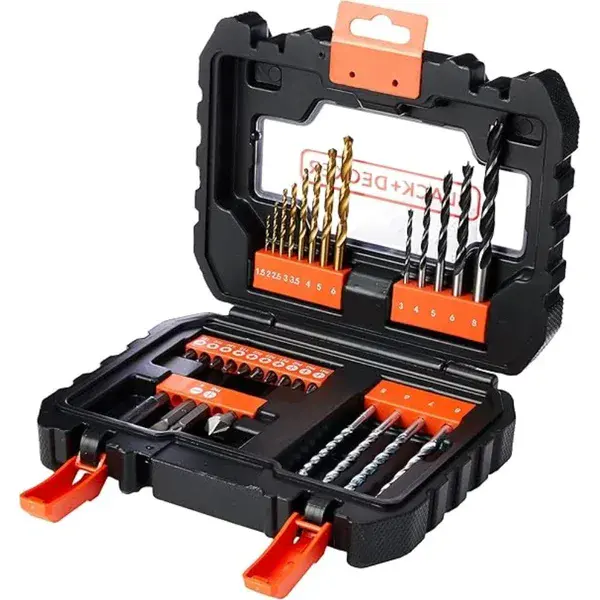 Jogo de Brocas e Bits c/ 31 Peças - Black-Decker — fotografia de referência