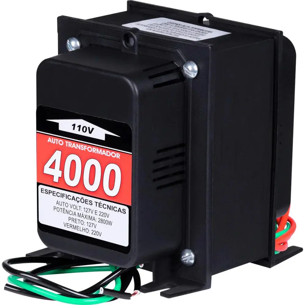 Autotransformador tripolar 4.000VA 2800W bivolt Kitec — fotografia 5