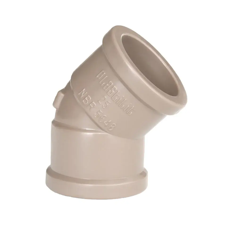 Joelho soldável Plastilit 45 graus 32MM — fotografia de referência