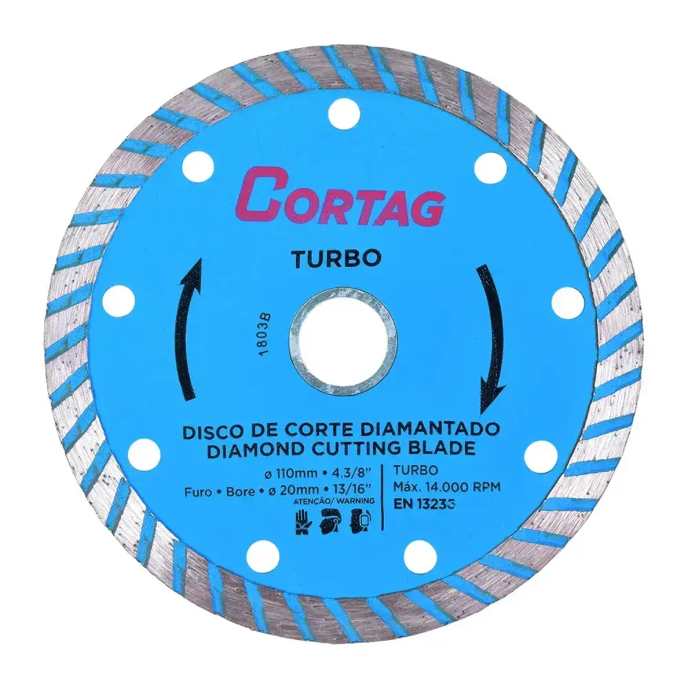 Disco diamantado turbo 110MMX20MM Cortag — fotografia 6