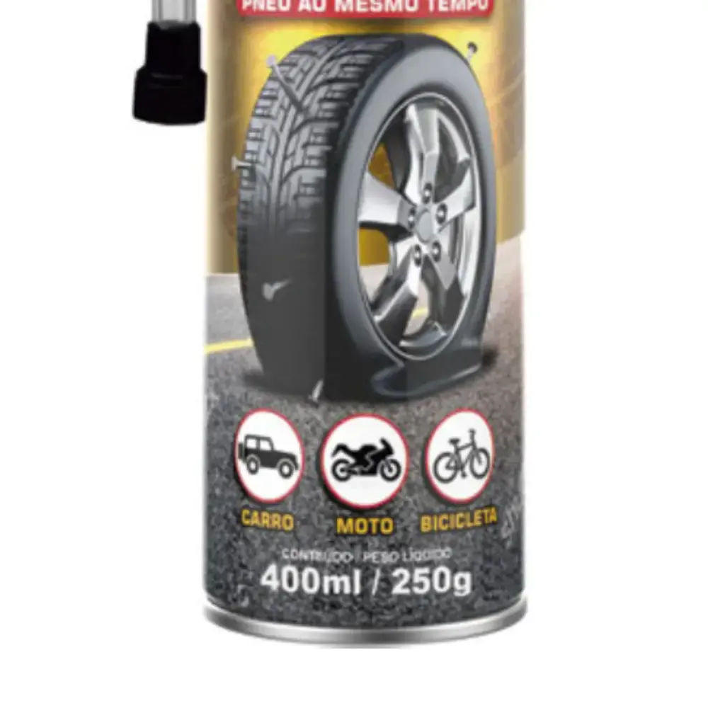 Reparador Automotivo Infla Pneu 400 ml MUNDIAL PRIME — fotografia 4