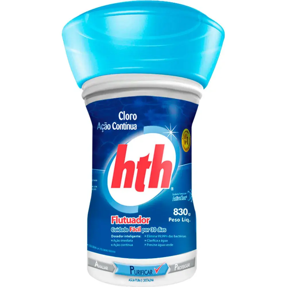 Cloro flutuador pequeno 830G HTH