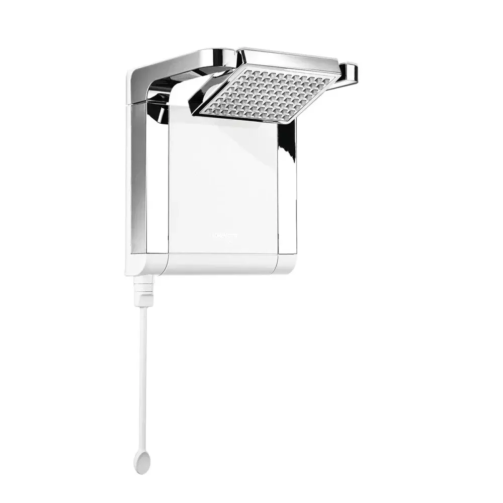 Chuveiro acqua star ultra branco cromado 7800W 220V lorenzetti Lorenzetti Duchas — fotografia de referência