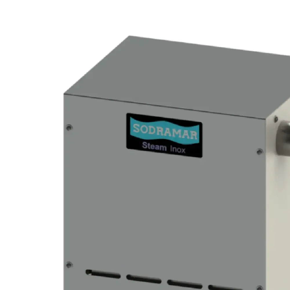 Sauna vapor inox 15KW trifásico com comando analógico Sodramar 220 V — fotografia 3