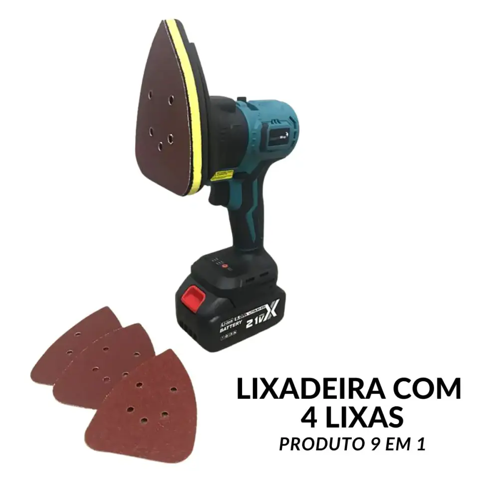 Furadeira a bateria 21V multifuncional 9 em 1 ImportWay — fotografia 6