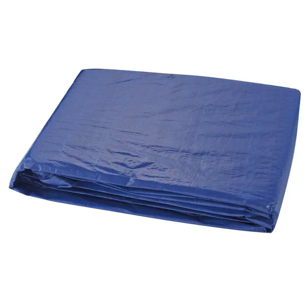 Lona encerado polietileno 100 micras 6M x 3M azul Kala — fotografia de referência