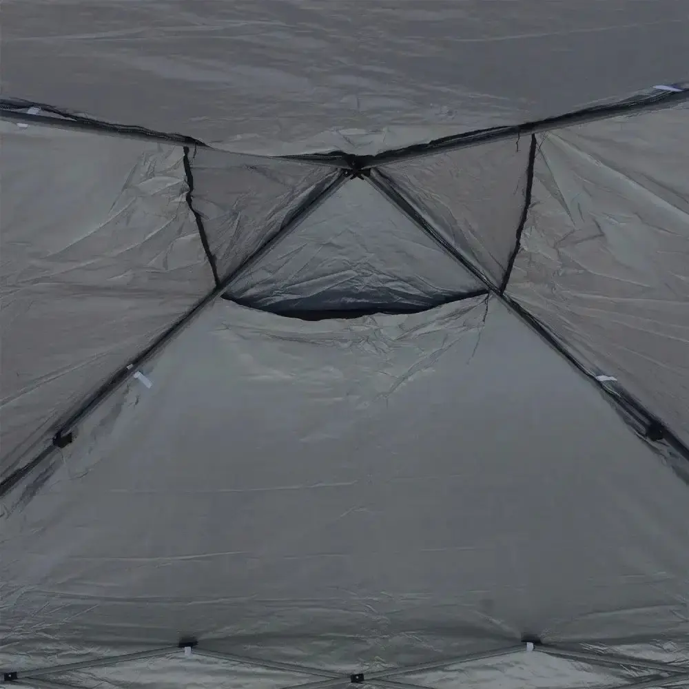 Tenda gazebo dobrável 3M x 3M em poliéster diversas cores Kala Azul — fotografia 10