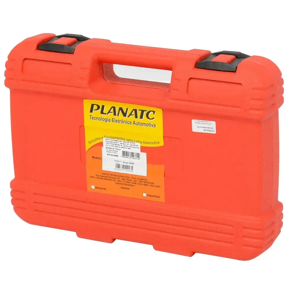 Bomba de vácuo manual modelo em l com maleta da Planatc — fotografia 10