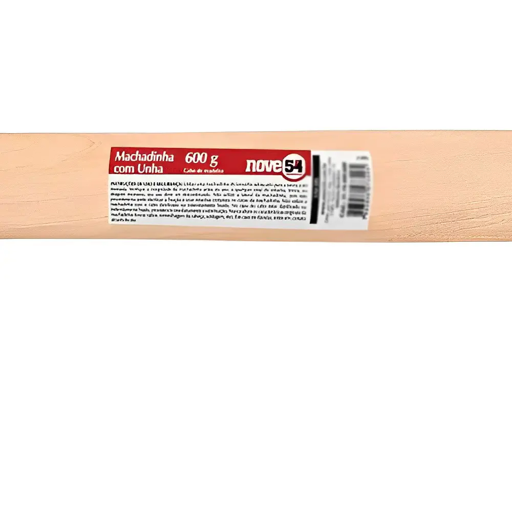 Machadinha de ferro Tipo Unha Cabo Madeira 600 g NOVE54 — fotografia 4