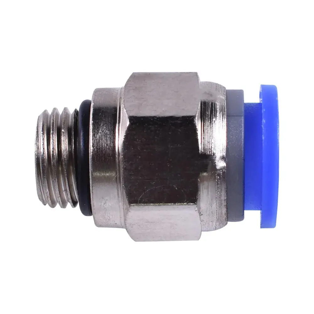 Conexão rápida reta macho 1/4" x 12 mm bsp PC12G02 Conecfit — fotografia 3