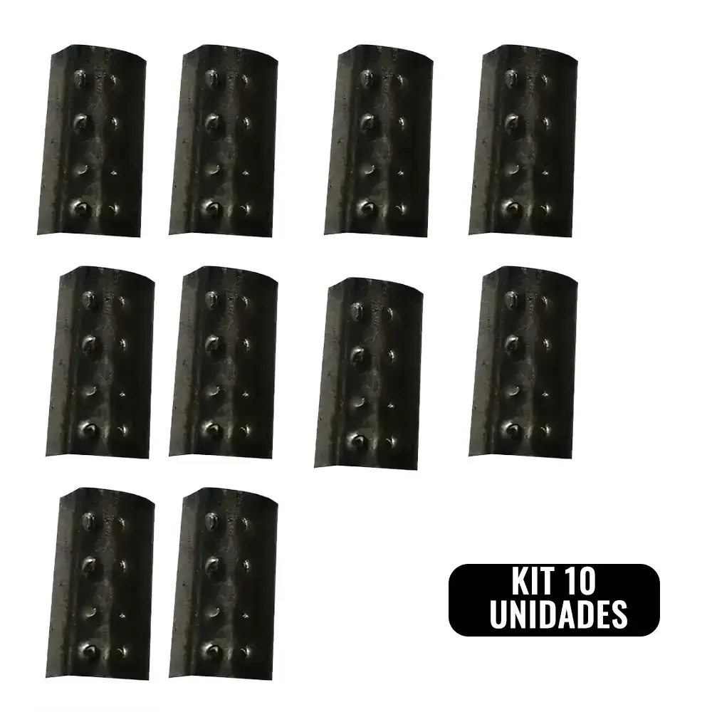 Kit 10 selos para fita plastica picotiados 13 MM Evald — fotografia de referência