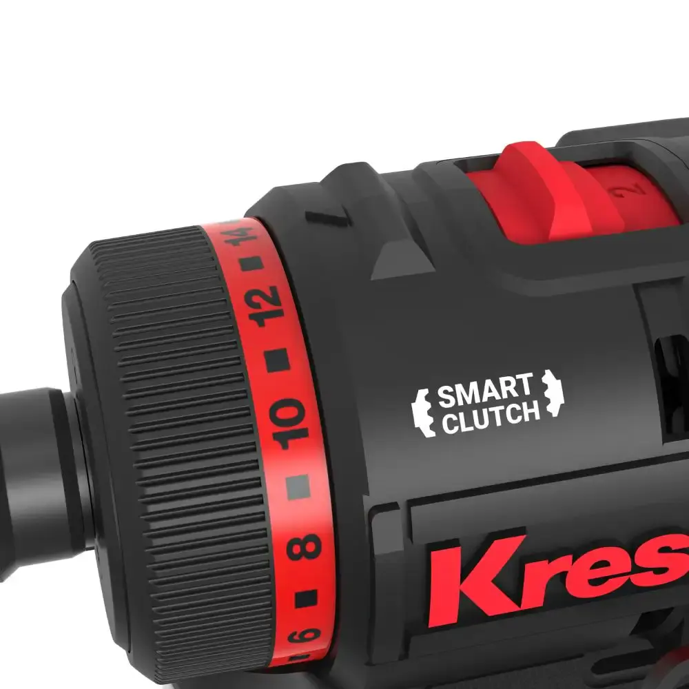 Furadeira parafusadeira brushless 1/4POL 50NM com 2 baterias e carregador Kress — fotografia 4