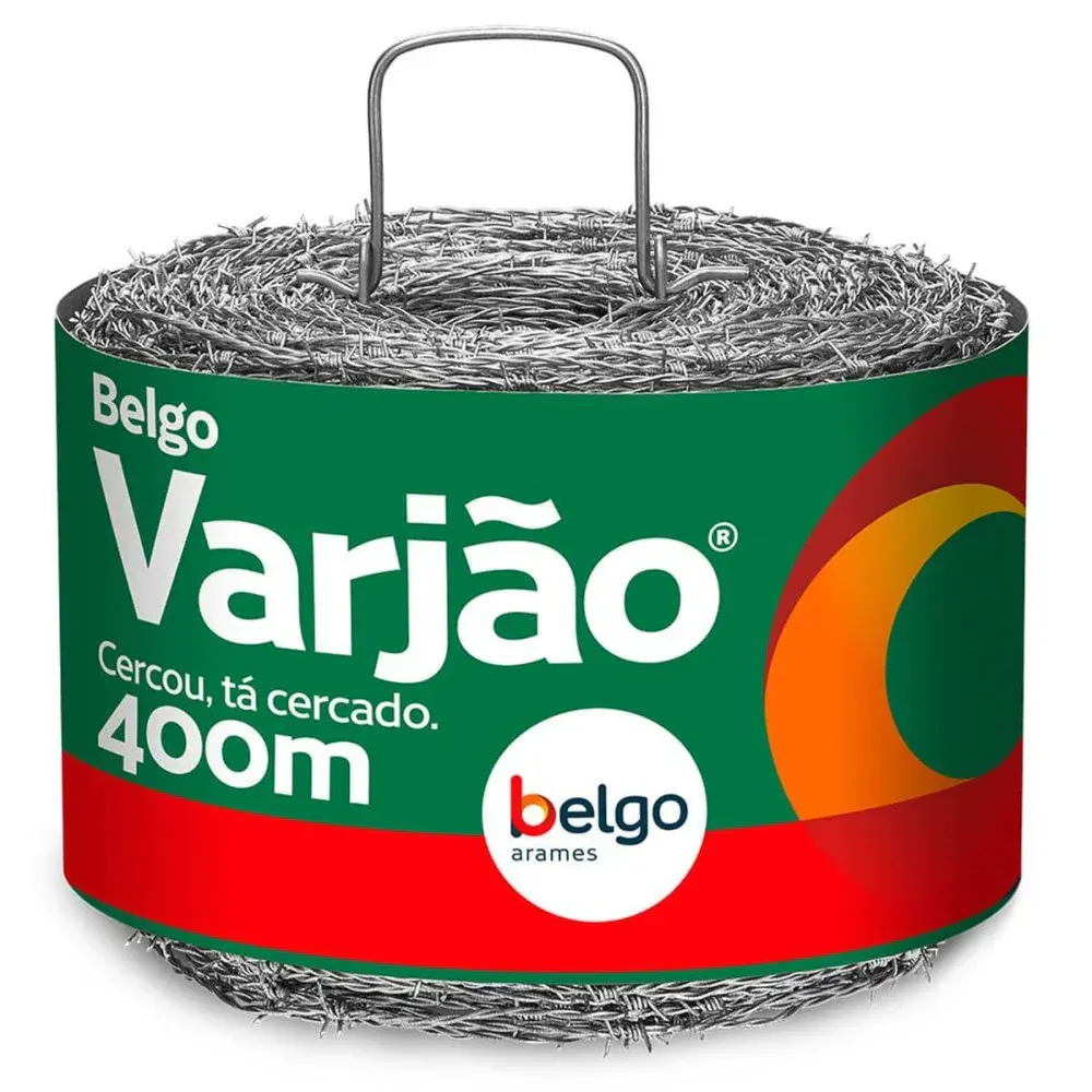 Arame farpado 400M varjão Belgo — fotografia de referência