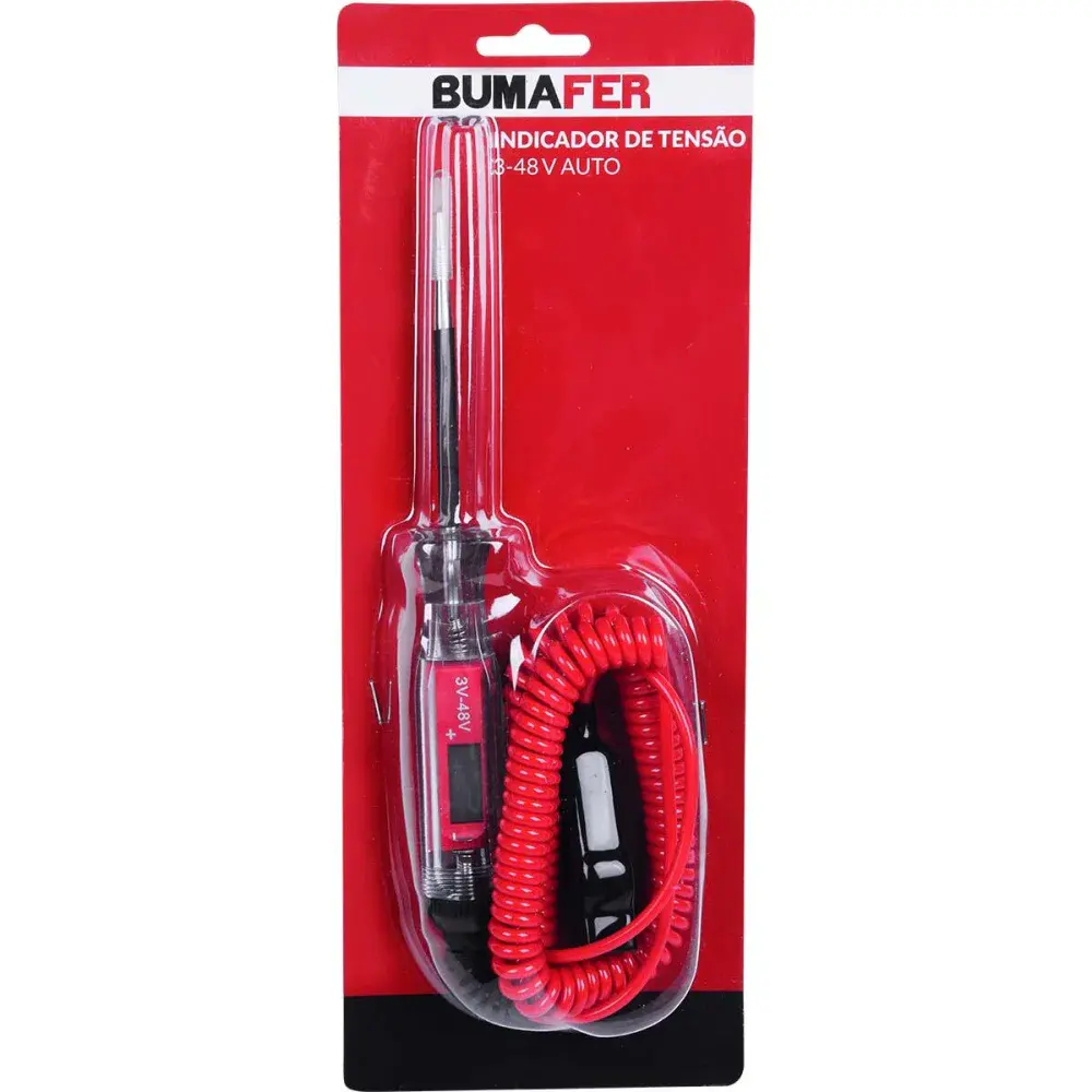 Detector de tensão automotivo com display 3-48V auto Bumafer — fotografia 5