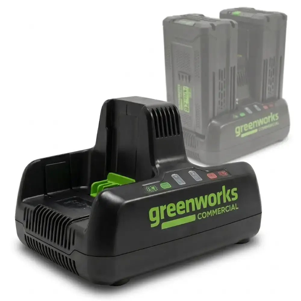 Cortador de grama 82V + podador de altura a bateria + 3 baterias 4,0AH + carregador Greenworks — fotografia 7