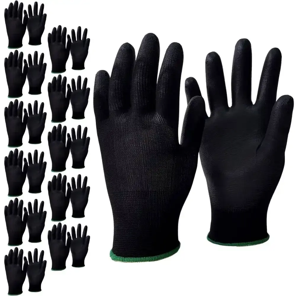 Luva de segurança CG supertact PU com 12 pares Carbografite — fotografia de referência