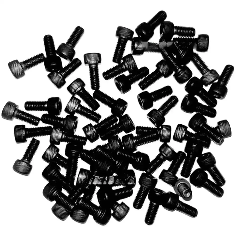 Parafuso Allen 8 x 25 MM Cabeça Baixa Sextavado Interno Kit 50 Peças PABB5080251A TELLEP — fotografia de referência