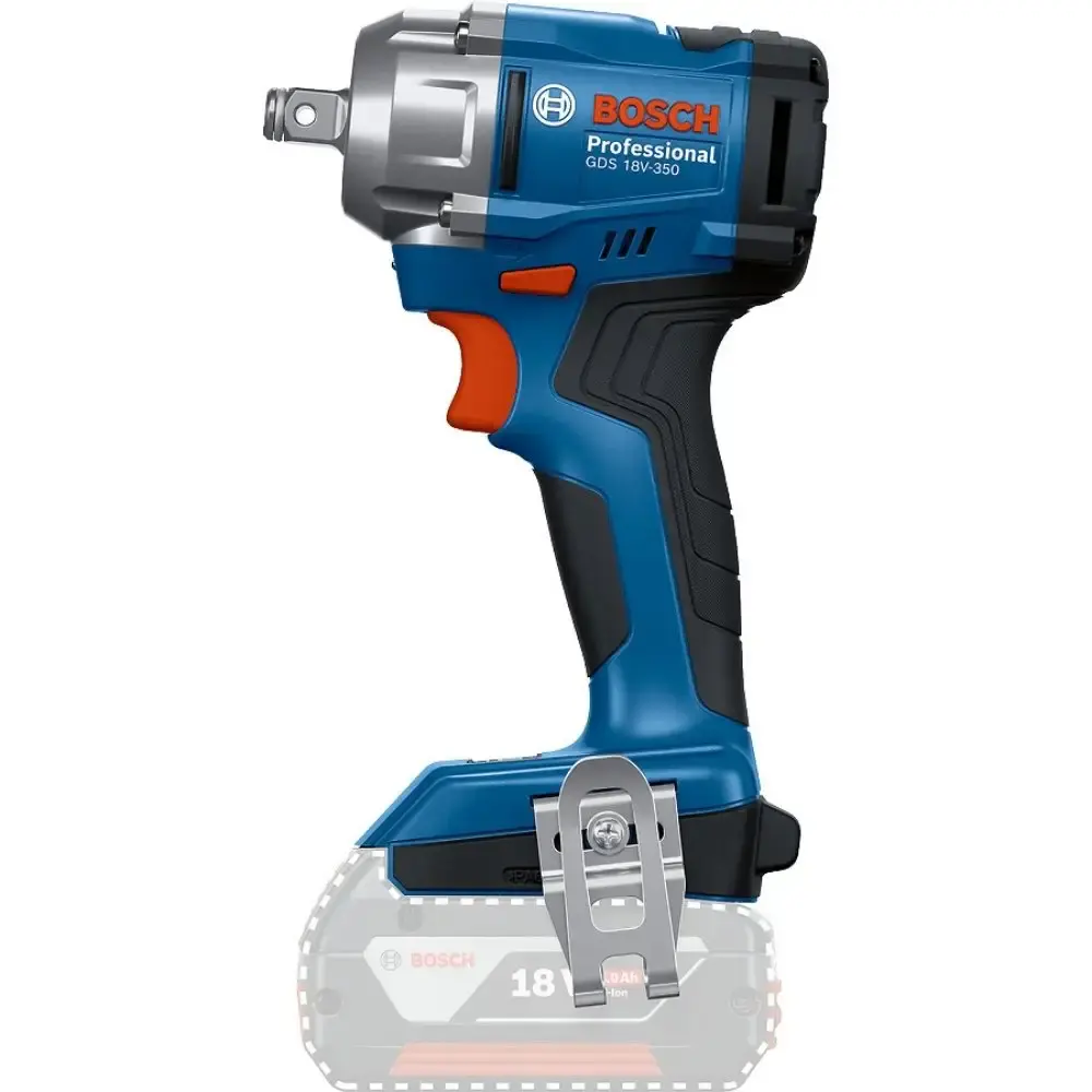 Chave de impacto a bateria 18V 1/2 POL 350 nm GDS 18V-350 Bosch — fotografia 3