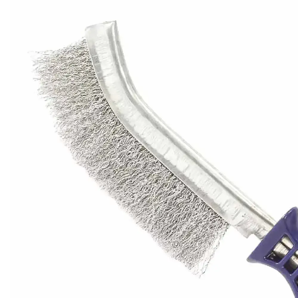 Escova de aço manual com cabo plástico 7274 Brasfort — fotografia 5
