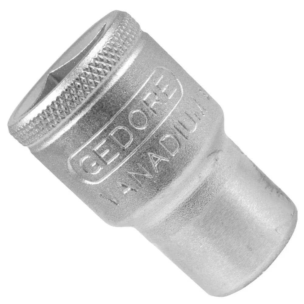 Chave soquete 12 mm estriado encaixe 1/2 Gedore — fotografia de referência